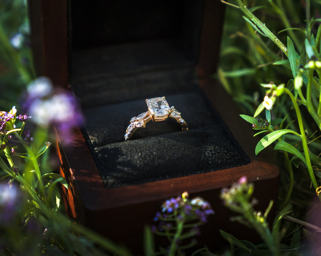 One of a kind engagement ring