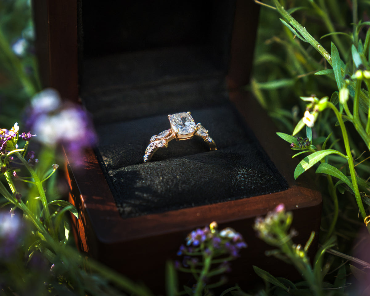 One of a kind engagement ring