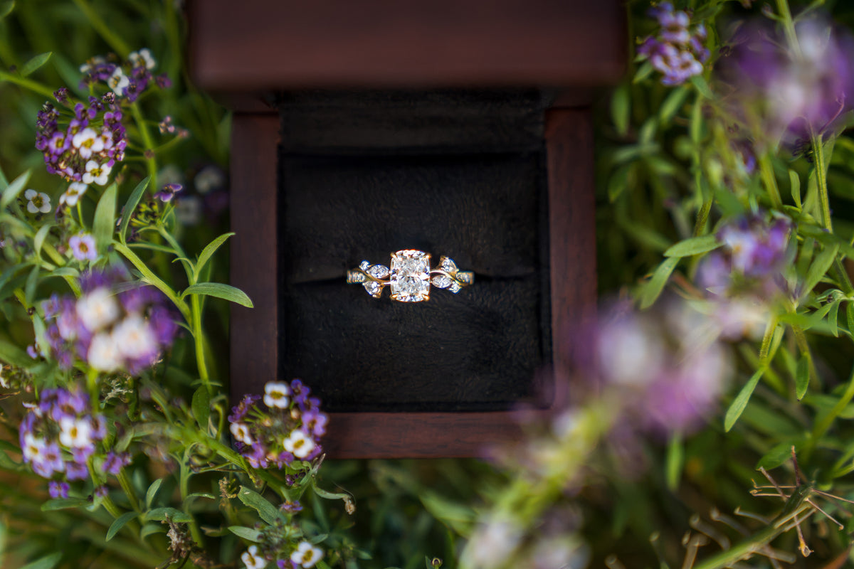 One of a kind engagement ring